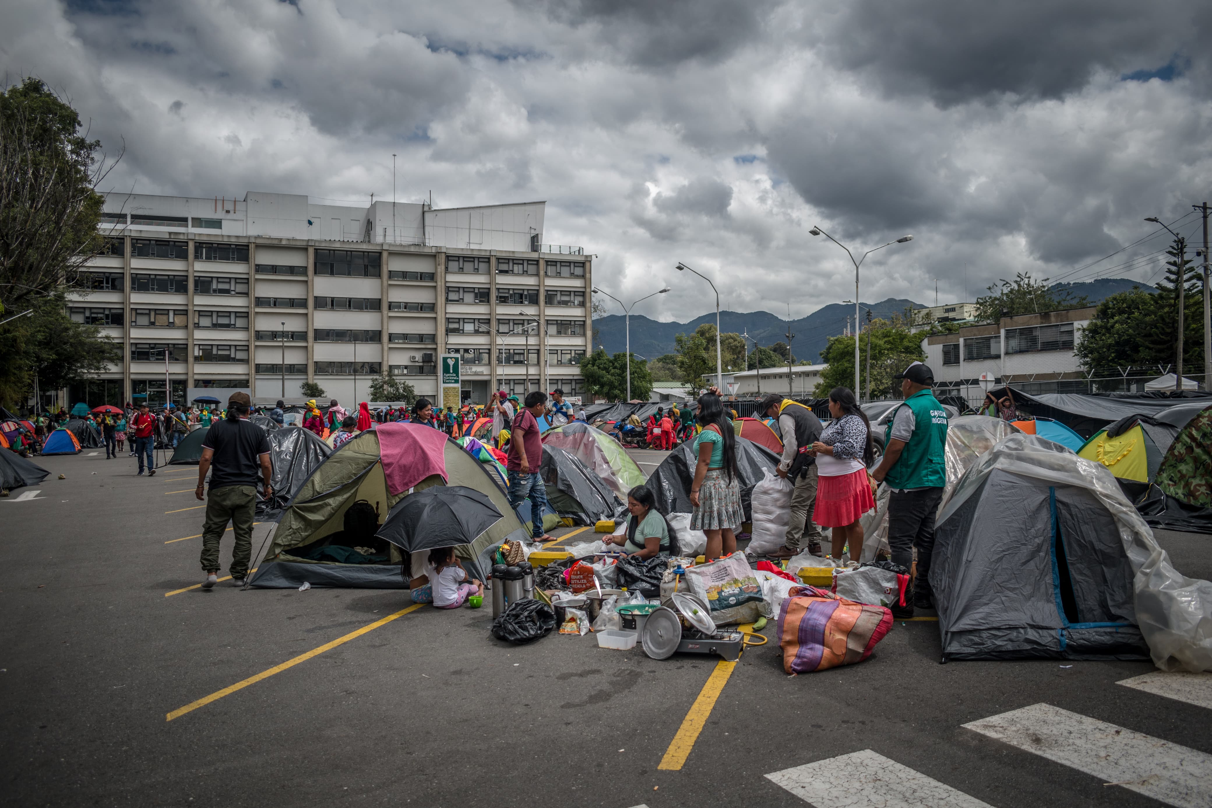 Indígenas Emberá asentados en el Parque Nacional