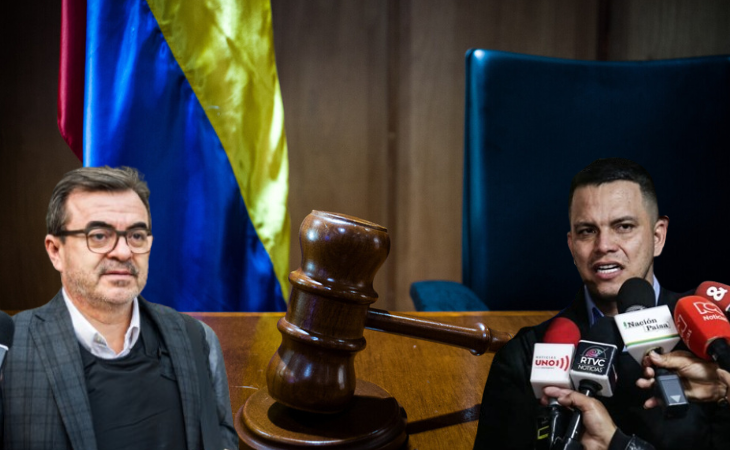 Olmedo Lopez y Snyder Pinilla en juicio 