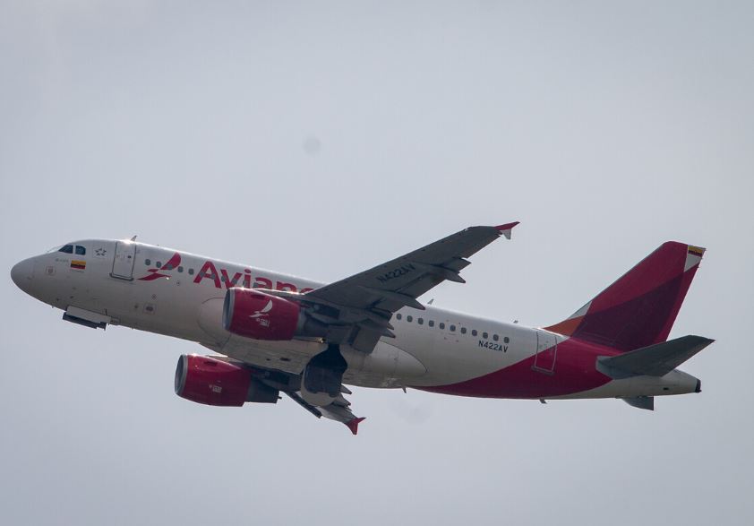 Avión de Avianca hoy