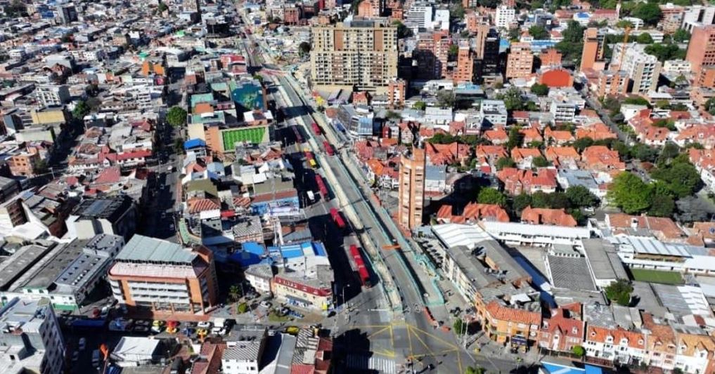 Obras del Metro de Bogotá en la Calle 72