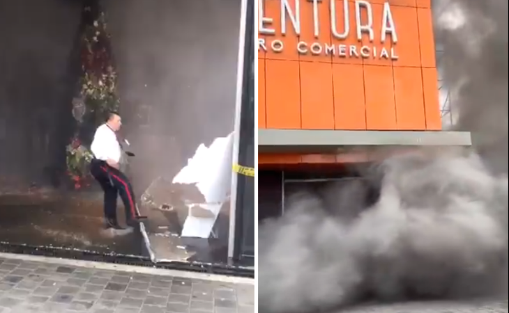 Incendio en Centro Comercial Aventura en Medellín 