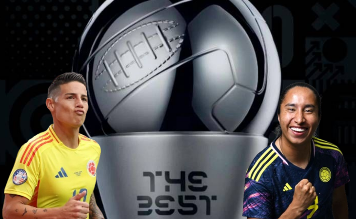 James Rodríguez y Mayra Ramírez nominados a The Best 