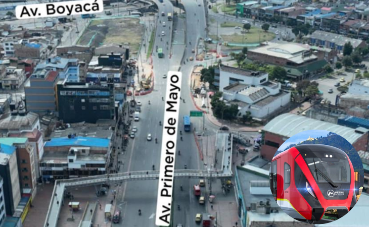 Obras del Metro de Bogotá 