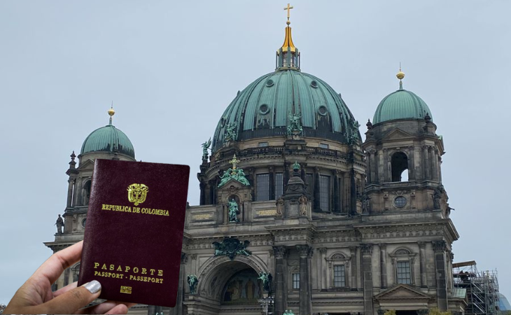 Alemania pasaporte colombiano