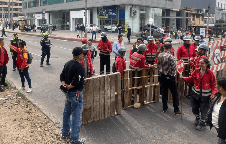 manifestaciones en Bogotá