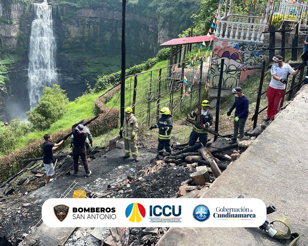 El cuerpo de Bomberos Voluntarios de San Antonio del Tequendama