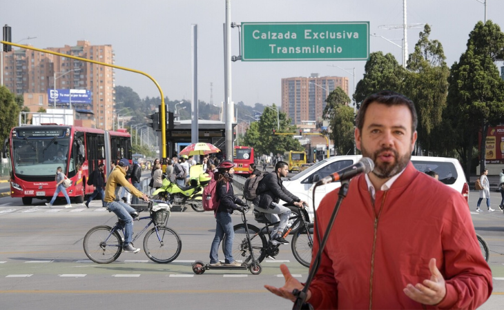 Bogotá día sin carro y Galán