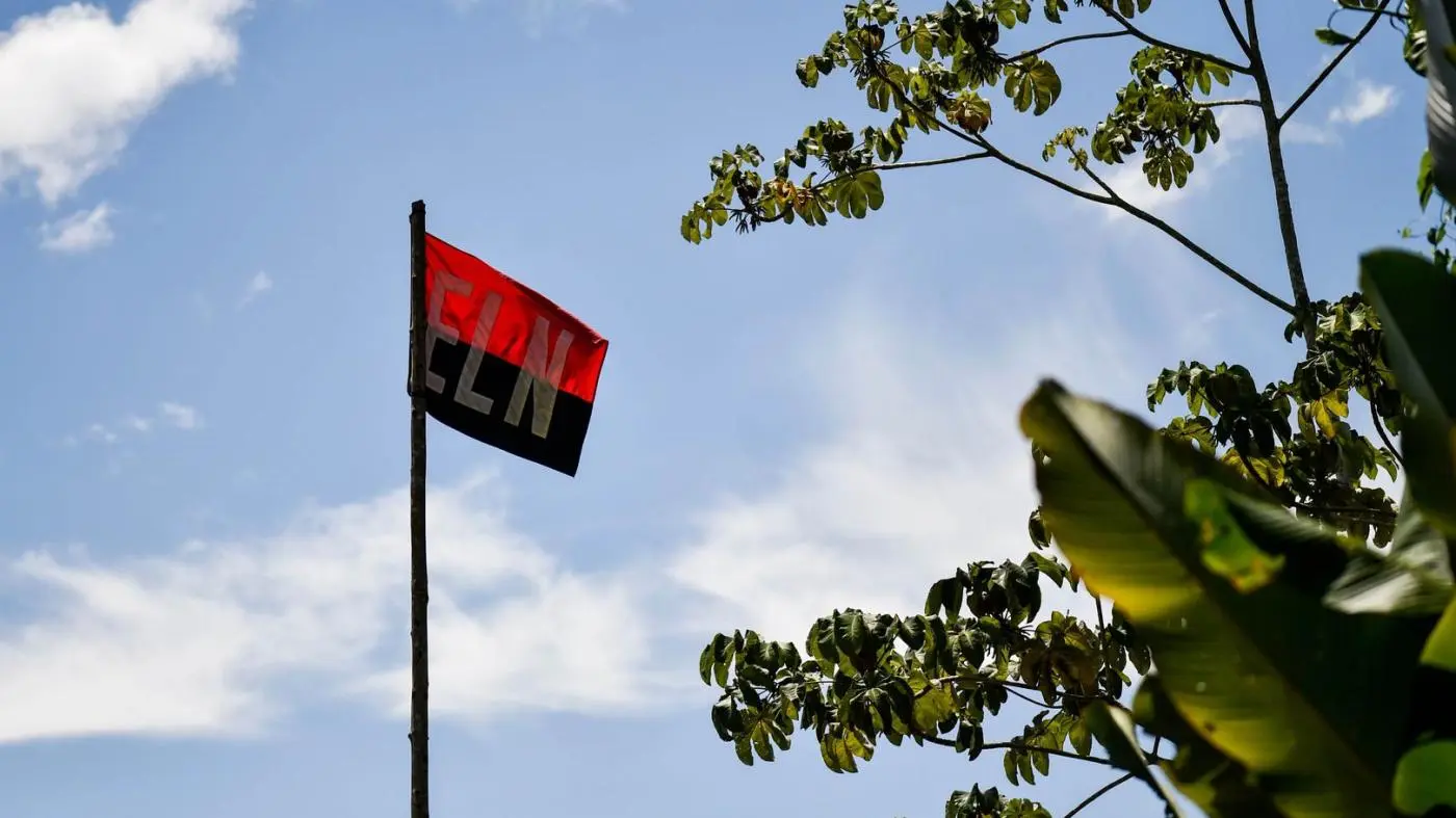 Bandera del Eln en Catatumbo