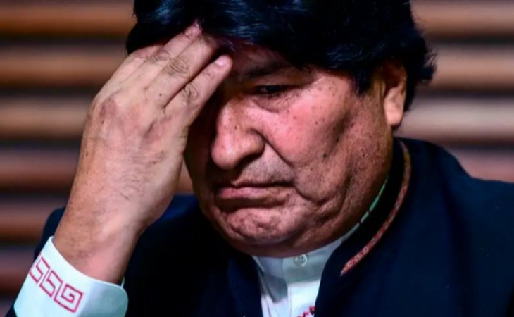 Evo morales preocupado 