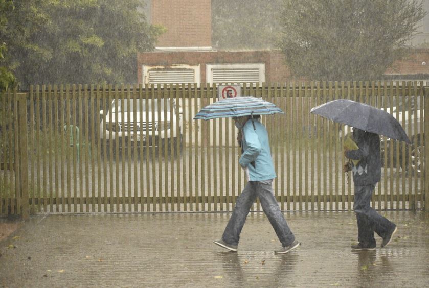 Lluvia en Bogotá 