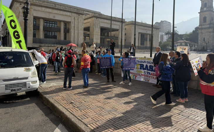 Manifestaciones en Bogotá