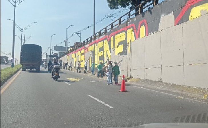 Medellin mural