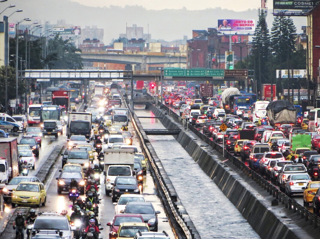 Tráfico en Bogotá