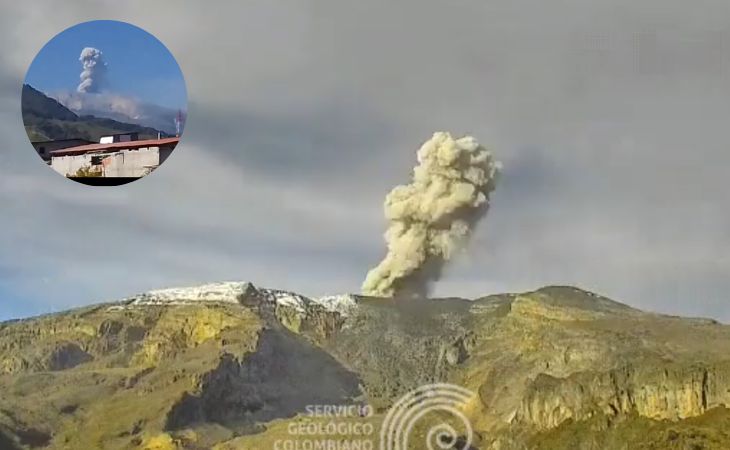 Volcán Nevado del Ruiz.