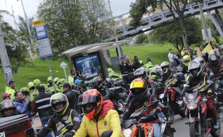 Movilizaciones en Bogotá por la Calle 26