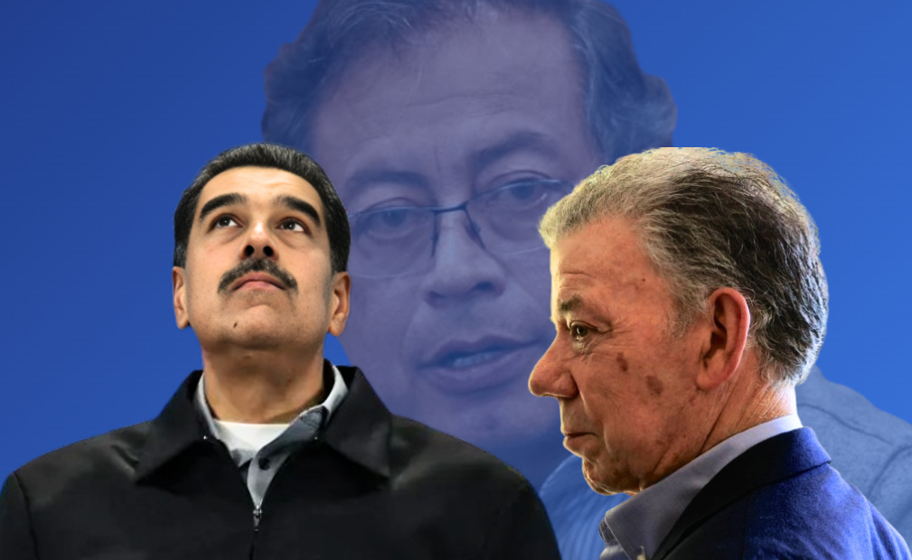 santos, maduro y petro