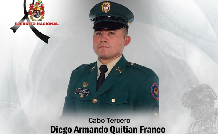 Cabo tercero Diego Armando Quitian