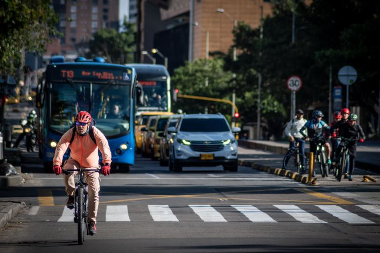 Día sin carro y sin moto en Bogotá 