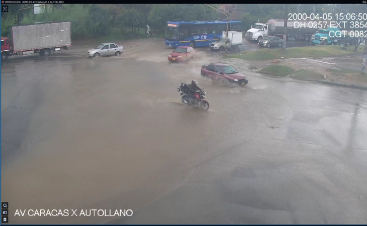 Lluvias en Bogotá hoy