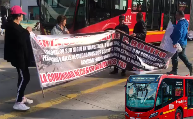 bloqueos en Transmilenio