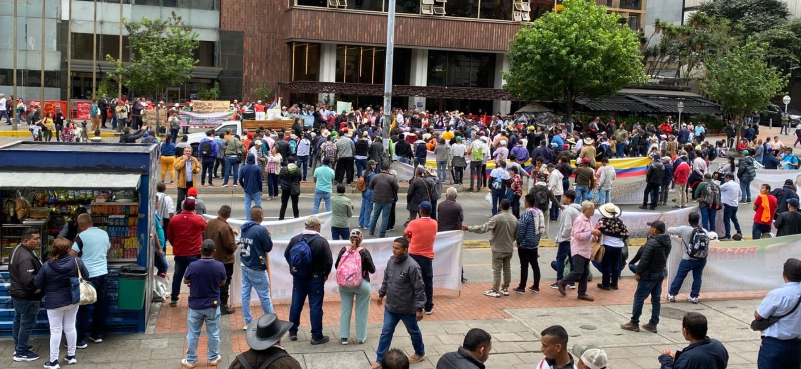 Manifestaciones hoy en Bogotá