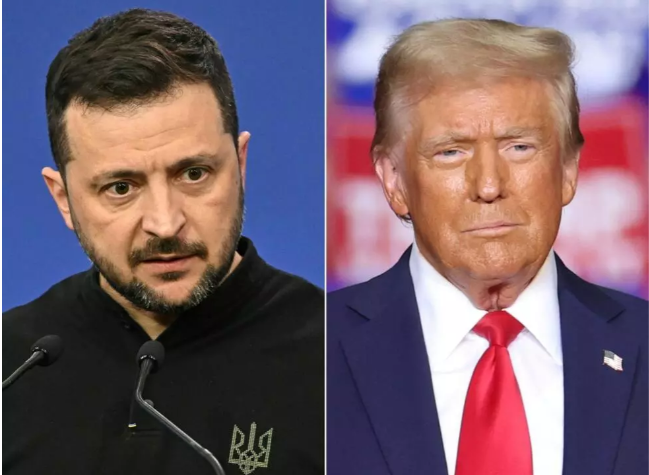 Volodimir Zelensky y Donald 