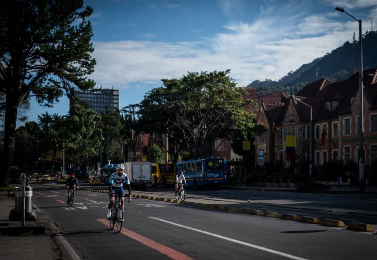 Día sin carro y sin moto en Bogotá 