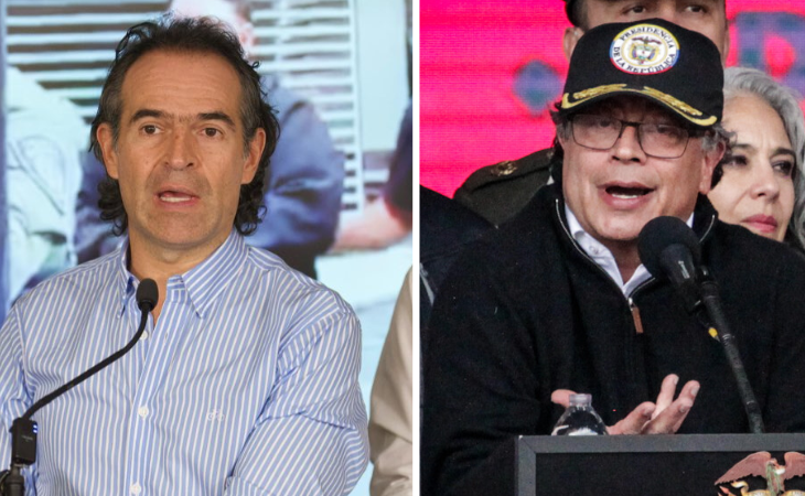 Federico Gutiérrez y Gustavo Petro 