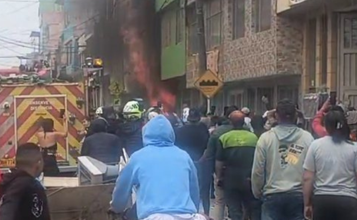 Incendio en bogotá