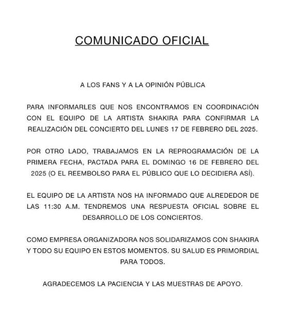 Comunicado