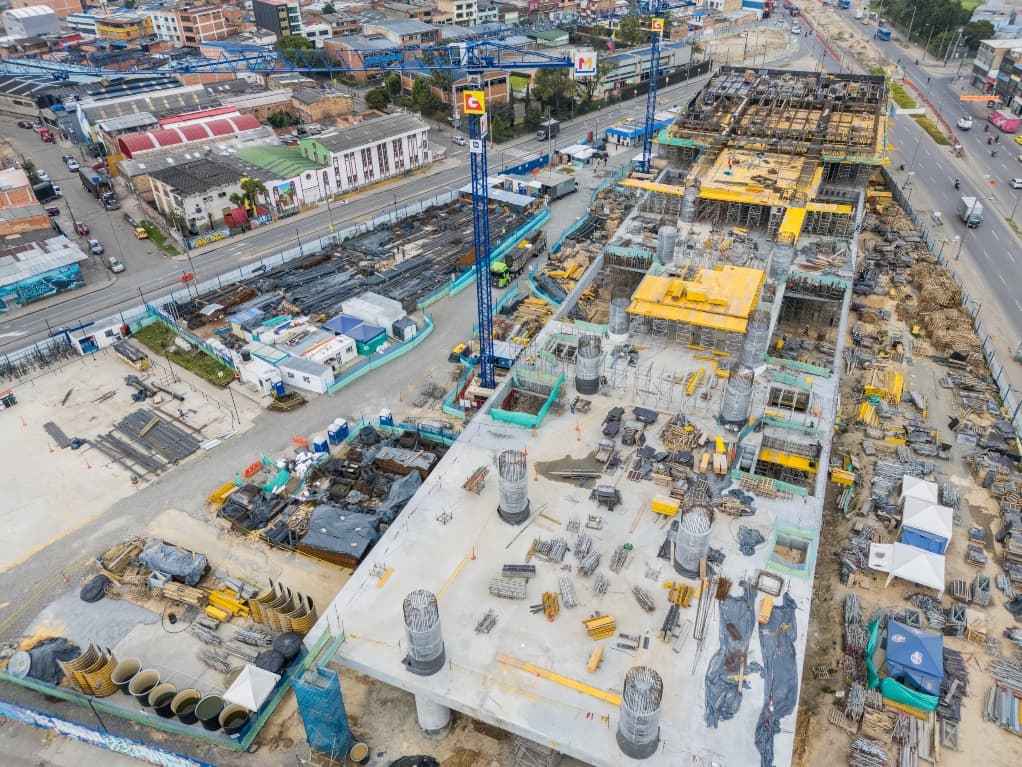 Obras del Metro de Bogotá 