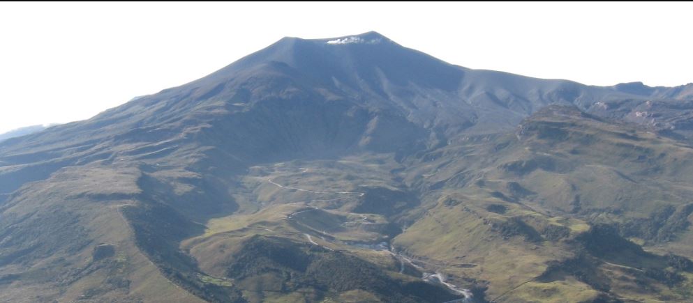 Volcán Purace hoy.