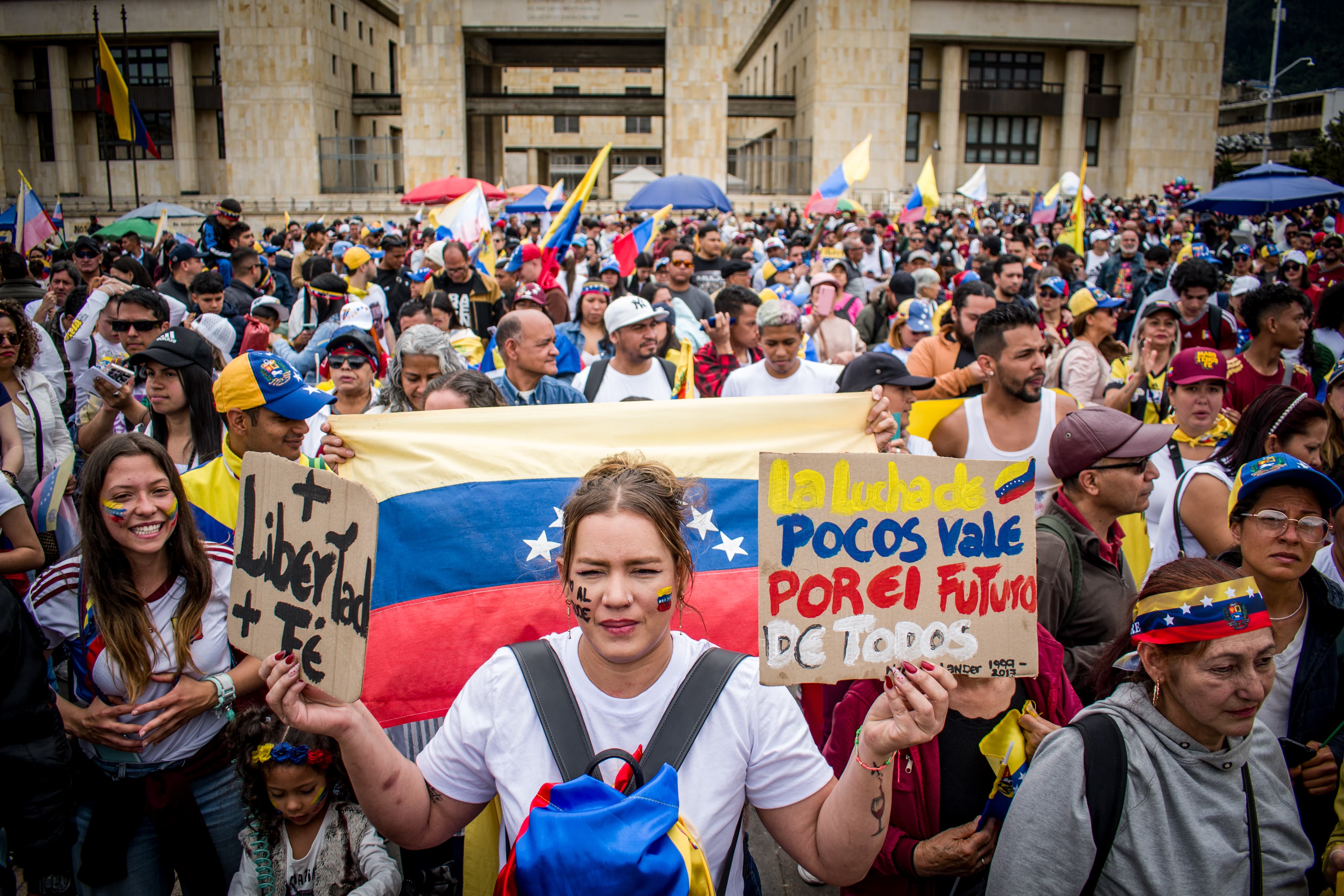 Manifestaciones en Bogotá