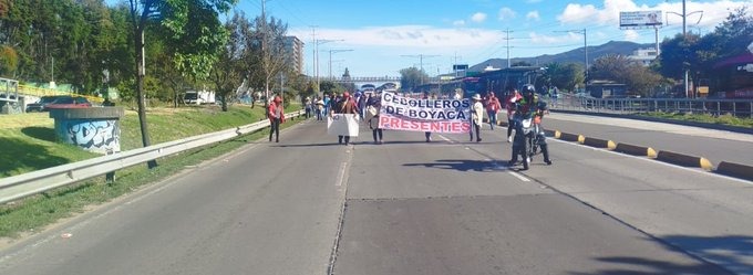 Manifestaciones en Bogotá