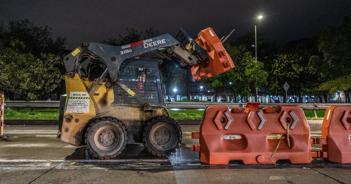 Obras en la Av.68 