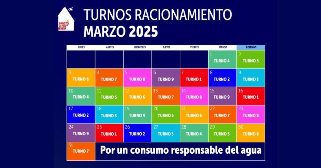 Calendario de marzo